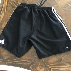 NWOT black soccer adidas shorts